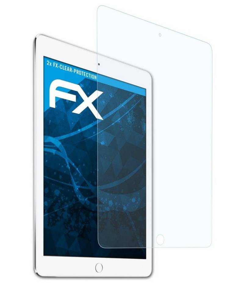 atFoliX Schutzfolie Displayschutz für Apple iPad Air 2, (2 Folien), Ultraklar und hartbeschichtet von atFoliX