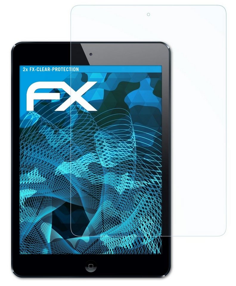 atFoliX Schutzfolie Displayschutz für Apple iPad Air 2013, (2 Folien), Ultraklar und hartbeschichtet von atFoliX