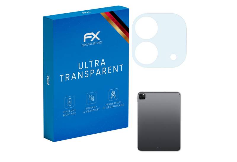atFoliX Schutzfolie Displayschutz für Apple iPad Pro 11 Lens 2021, (2 Folien), Ultraklar und hartbeschichtet von atFoliX
