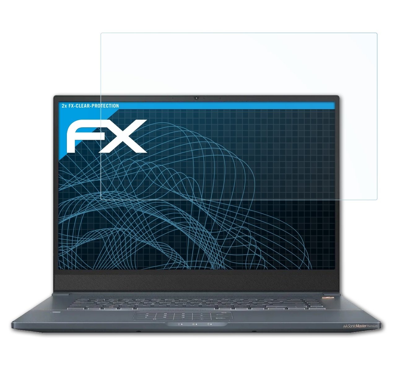 atFoliX Schutzfolie Displayschutz für Asus ProArt Studiobook 17 H700, (2 Folien), Ultraklar und hartbeschichtet von atFoliX