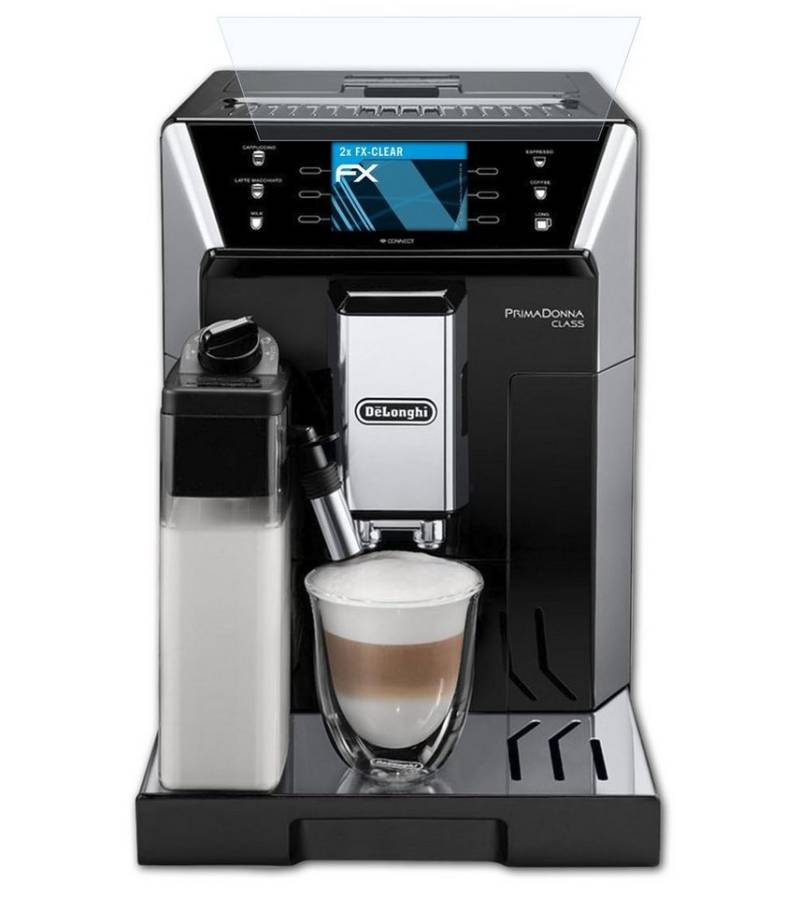 atFoliX Schutzfolie Displayschutz für DeLonghi ECAM550.65.SB, (2 Folien), Ultraklar und hartbeschichtet von atFoliX