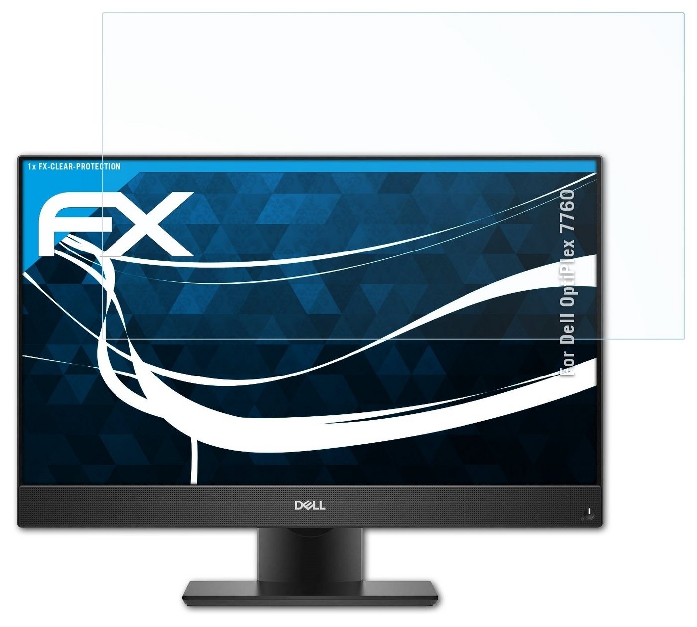 atFoliX Schutzfolie Displayschutz für Dell OptiPlex 7760, Ultraklar und hartbeschichtet von atFoliX