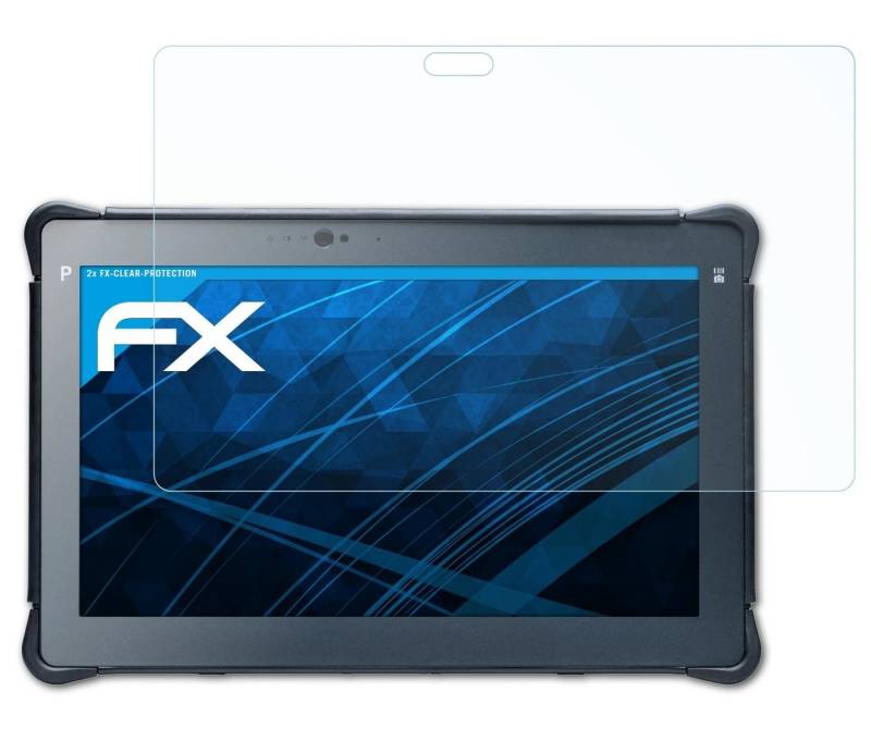 atFoliX Schutzfolie Displayschutz für Durabook R11 Tablet, (2 Folien), Ultraklar und hartbeschichtet von atFoliX