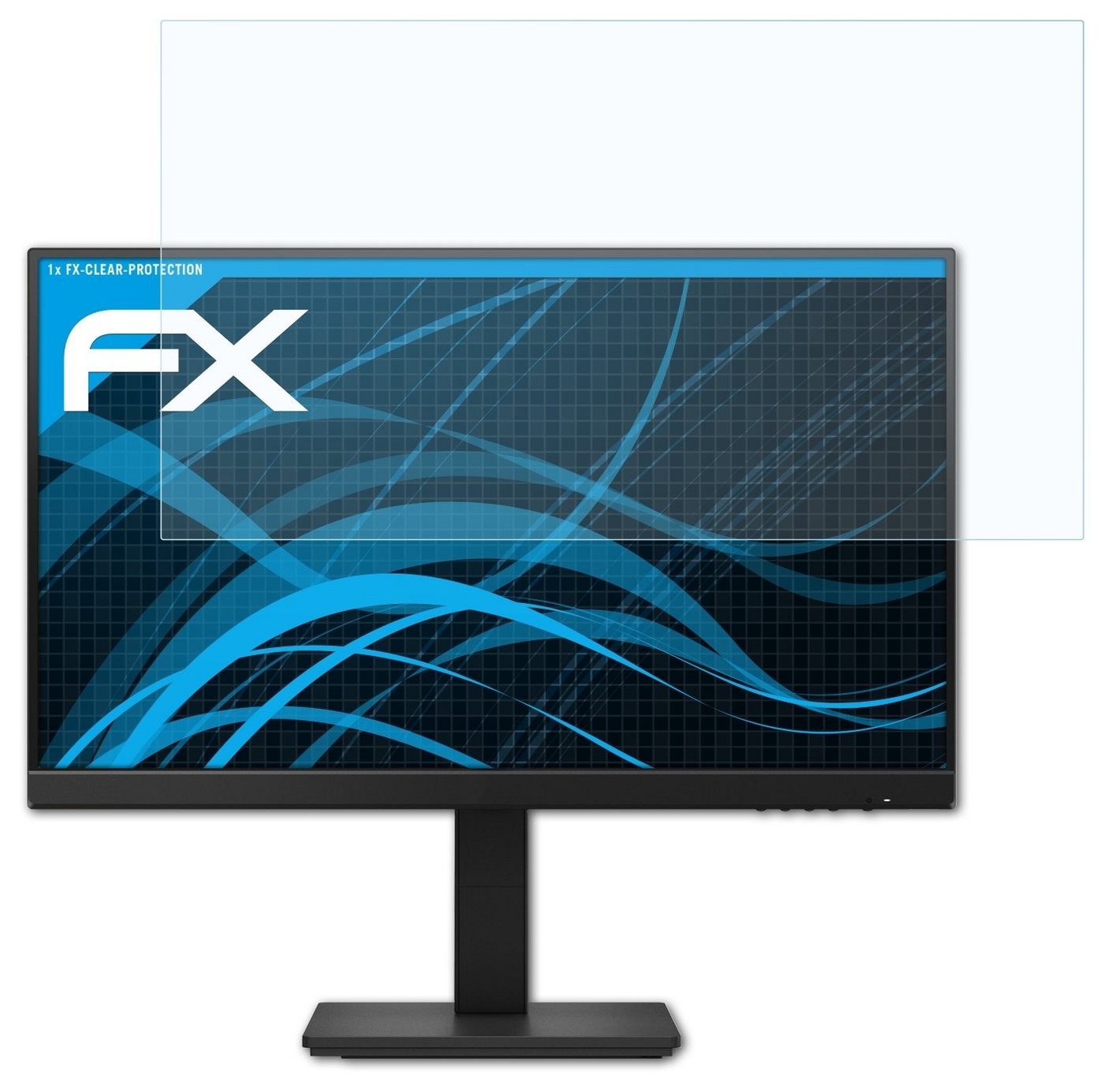 atFoliX Schutzfolie Displayschutz für HP P24h G4, Ultraklar und hartbeschichtet von atFoliX