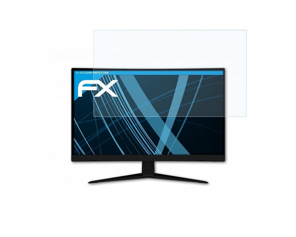 atFoliX Schutzfolie Displayschutz für MSI Optix G27C5, Ultraklar und hartbeschichtet von atFoliX