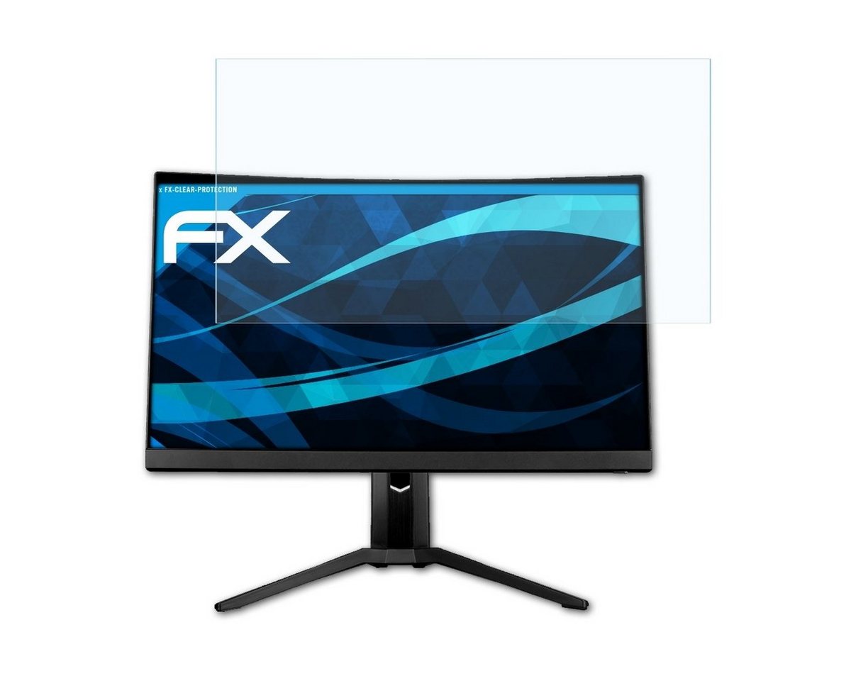 atFoliX Schutzfolie Displayschutz für MSI Optix MAG271CQR, Ultraklar und hartbeschichtet von atFoliX