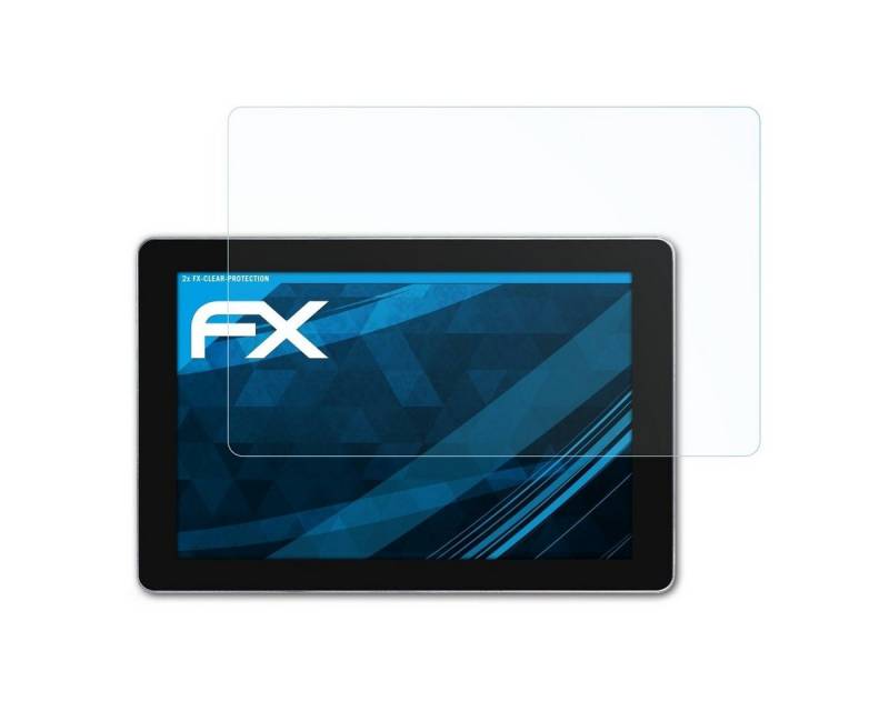 atFoliX Schutzfolie Displayschutz für Raspberry Pi RasPad 3, (2 Folien), Ultraklar und hartbeschichtet von atFoliX