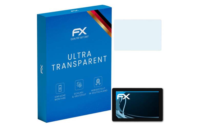 atFoliX Schutzfolie Displayschutz für Raspberry Pi RasPad 3, (2 Folien), Ultraklar und hartbeschichtet von atFoliX