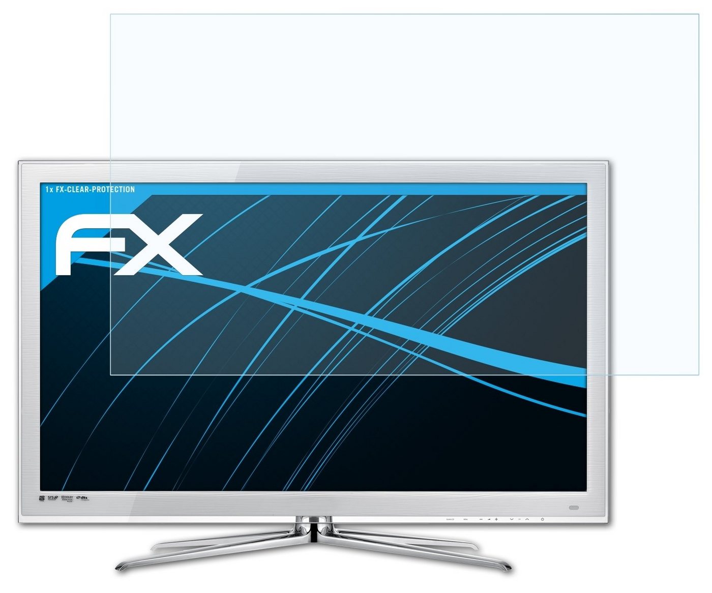 atFoliX Schutzfolie Displayschutz für Samsung UE46C6710, Ultraklar und hartbeschichtet von atFoliX