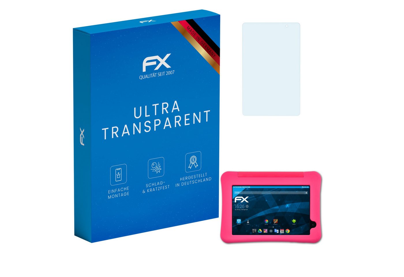 atFoliX Schutzfolie Displayschutz für SoyMomo Tablet Pro 2.0, (2 Folien), Ultraklar und hartbeschichtet von atFoliX