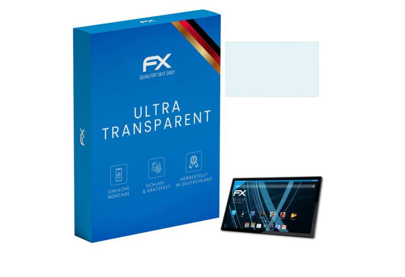 atFoliX Schutzfolie Displayschutz für Xoro MegaPad 3204 V2, (2 Folien), Ultraklar und hartbeschichtet von atFoliX