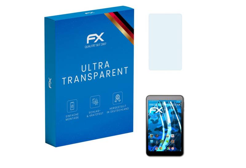 atFoliX Schutzfolie Displayschutz für Zeki Tablet 8 TB892B, (2 Folien), Ultraklar und hartbeschichtet von atFoliX