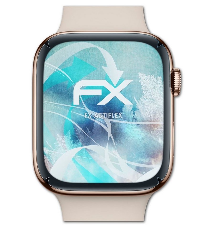 atFoliX Schutzfolie Displayschutzfolie für Apple Watch 40 mm Series 4, (3 Folien), Ultraklar und flexibel von atFoliX