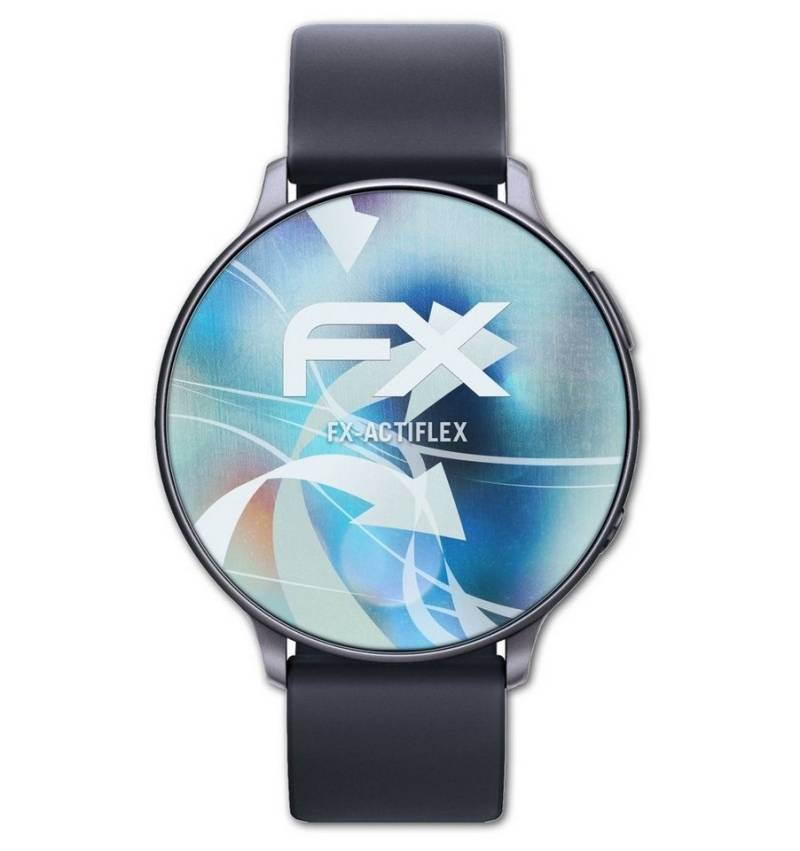 atFoliX Schutzfolie Displayschutzfolie für Smartwatch Display 30mm, (3 Folien), Ultraklar und flexibel von atFoliX