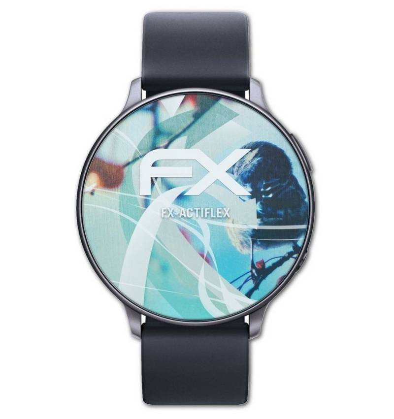 atFoliX Schutzfolie Displayschutzfolie für Smartwatch Display 40mm, (3 Folien), Ultraklar und flexibel von atFoliX