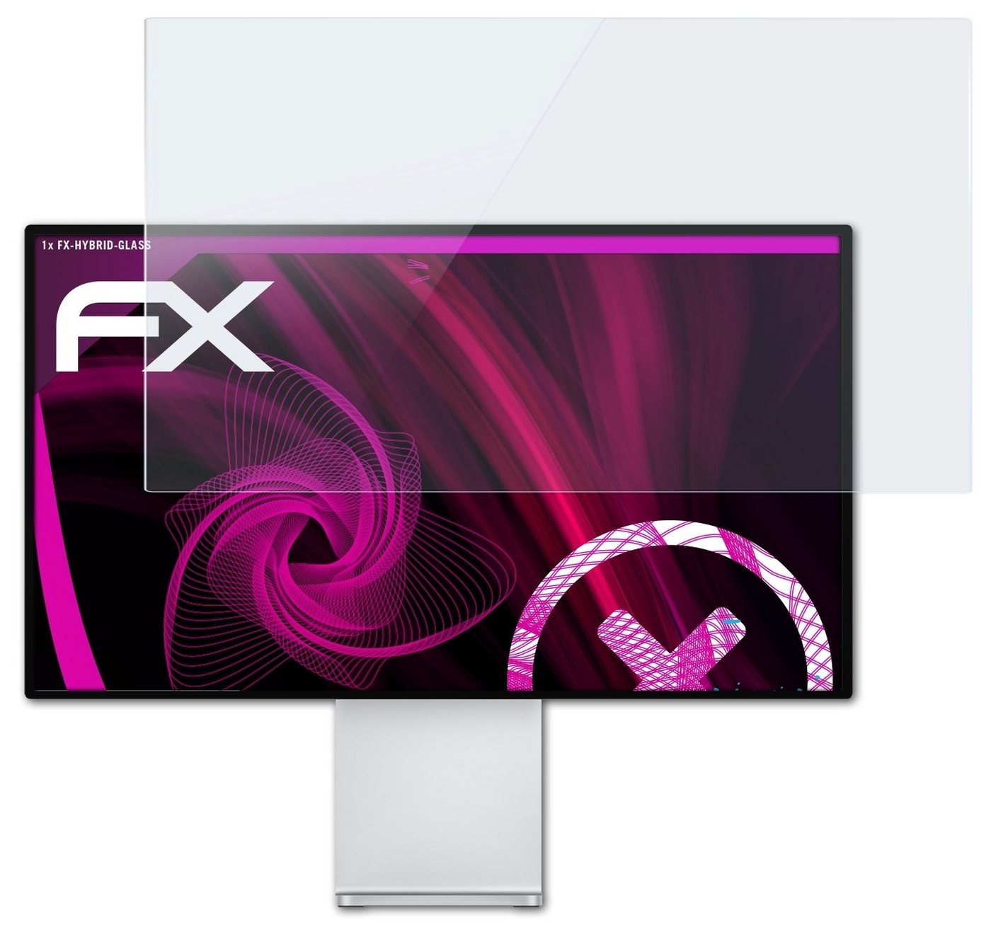 atFoliX Schutzfolie Panzerglasfolie für Apple Pro Display XDR, Ultradünn und superhart von atFoliX