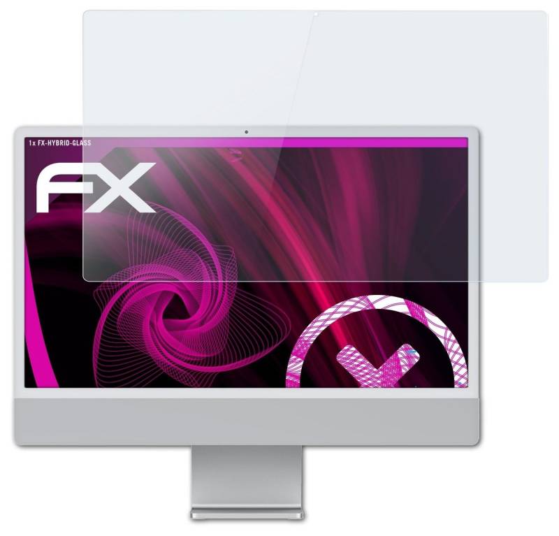 atFoliX Schutzfolie Panzerglasfolie für Apple iMac 24 2021, Ultradünn und superhart von atFoliX