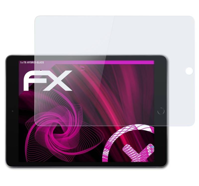 atFoliX Schutzfolie Panzerglasfolie für Apple iPad 10.2 2019, Ultradünn und superhart von atFoliX