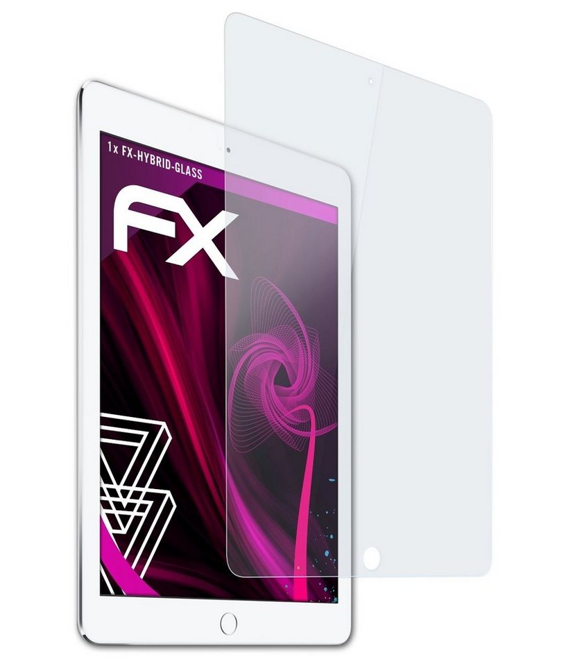 atFoliX Schutzfolie Panzerglasfolie für Apple iPad Air 2, Ultradünn und superhart von atFoliX