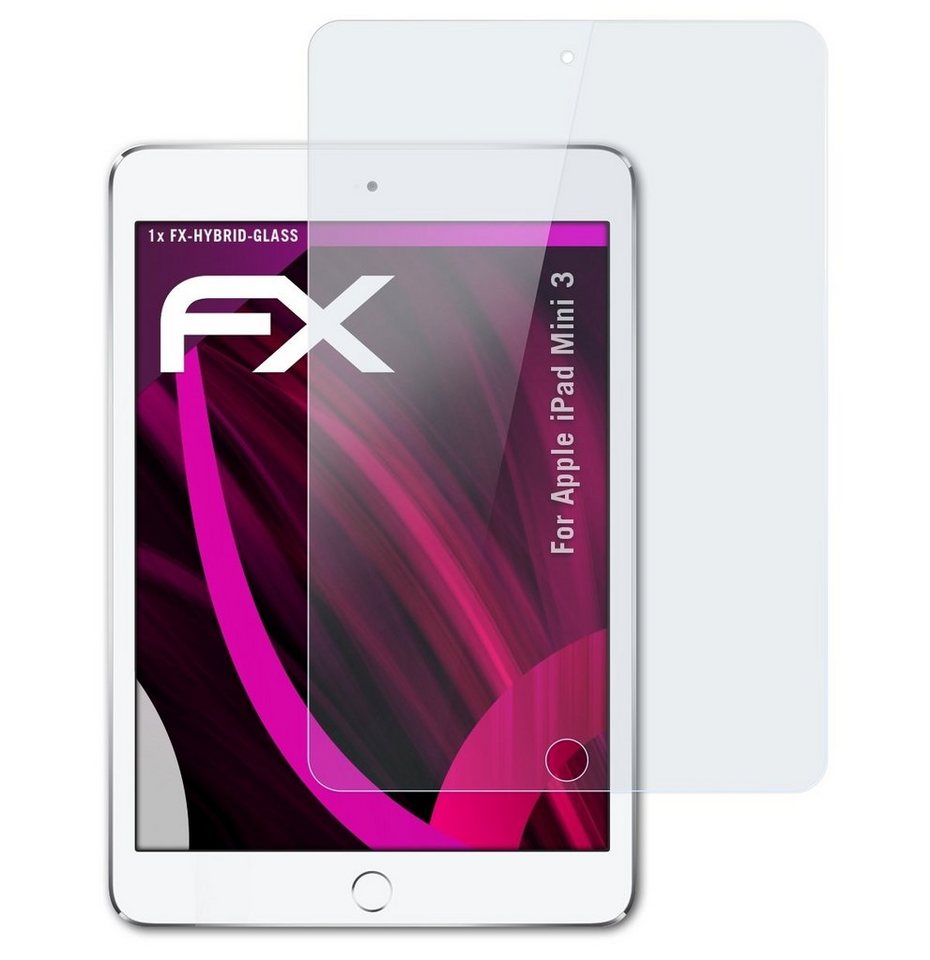 atFoliX Schutzfolie Panzerglasfolie für Apple iPad Mini 3, Ultradünn und superhart von atFoliX