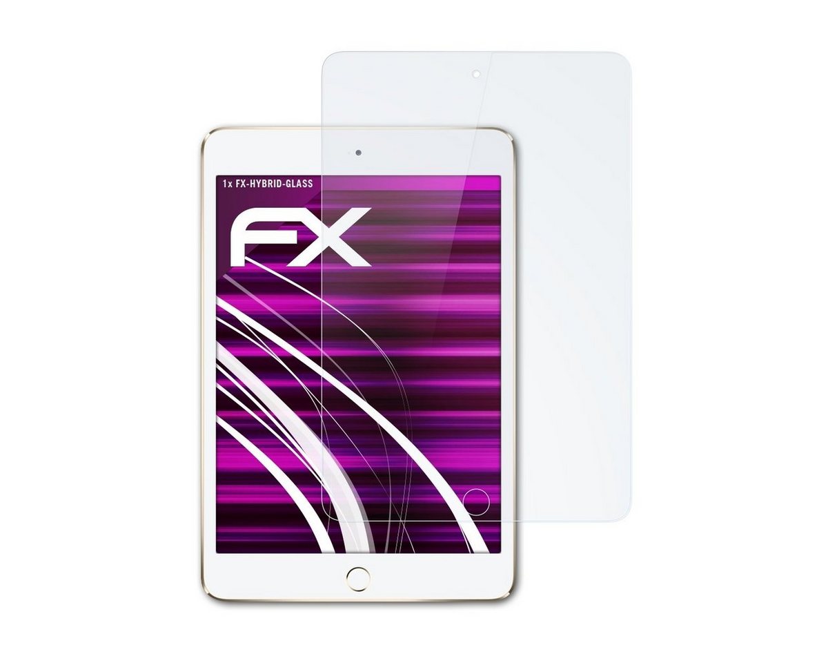 atFoliX Schutzfolie Panzerglasfolie für Apple iPad Mini 4, Ultradünn und superhart von atFoliX
