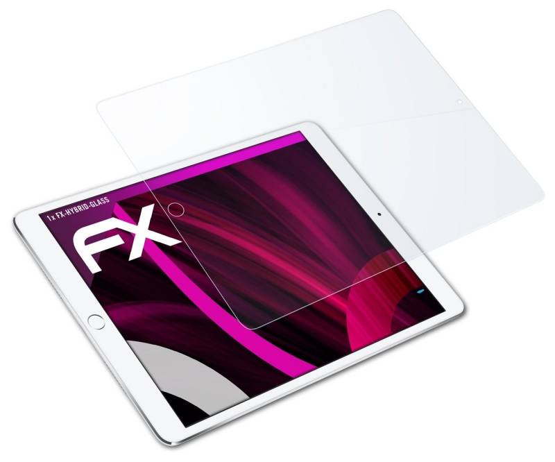 atFoliX Schutzfolie Panzerglasfolie für Apple iPad Pro 12.9 2017, Ultradünn und superhart von atFoliX