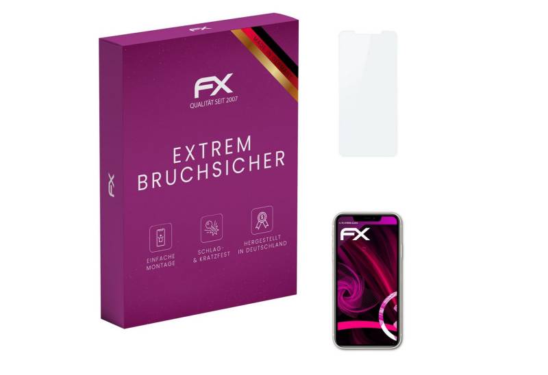 atFoliX Schutzfolie Panzerglasfolie für Apple iPhone 11, Ultradünn und superhart von atFoliX
