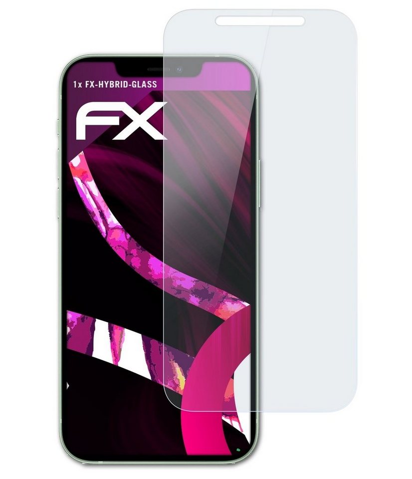 atFoliX Schutzfolie Panzerglasfolie für Apple iPhone 12, Ultradünn und superhart von atFoliX