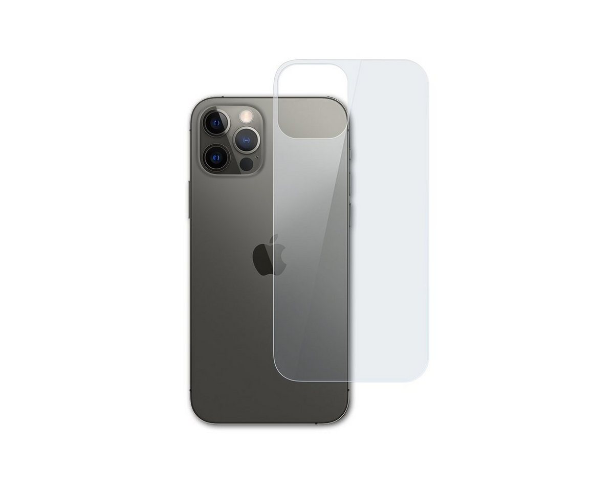 atFoliX Schutzfolie Panzerglasfolie für Apple iPhone 12 Pro Backcover, Ultradünn und superhart von atFoliX