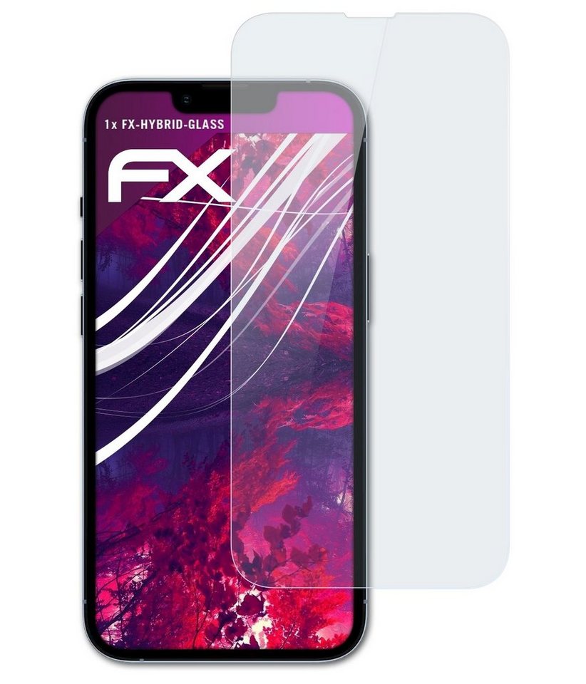 atFoliX Schutzfolie Panzerglasfolie für Apple iPhone 13 Pro, Ultradünn und superhart von atFoliX