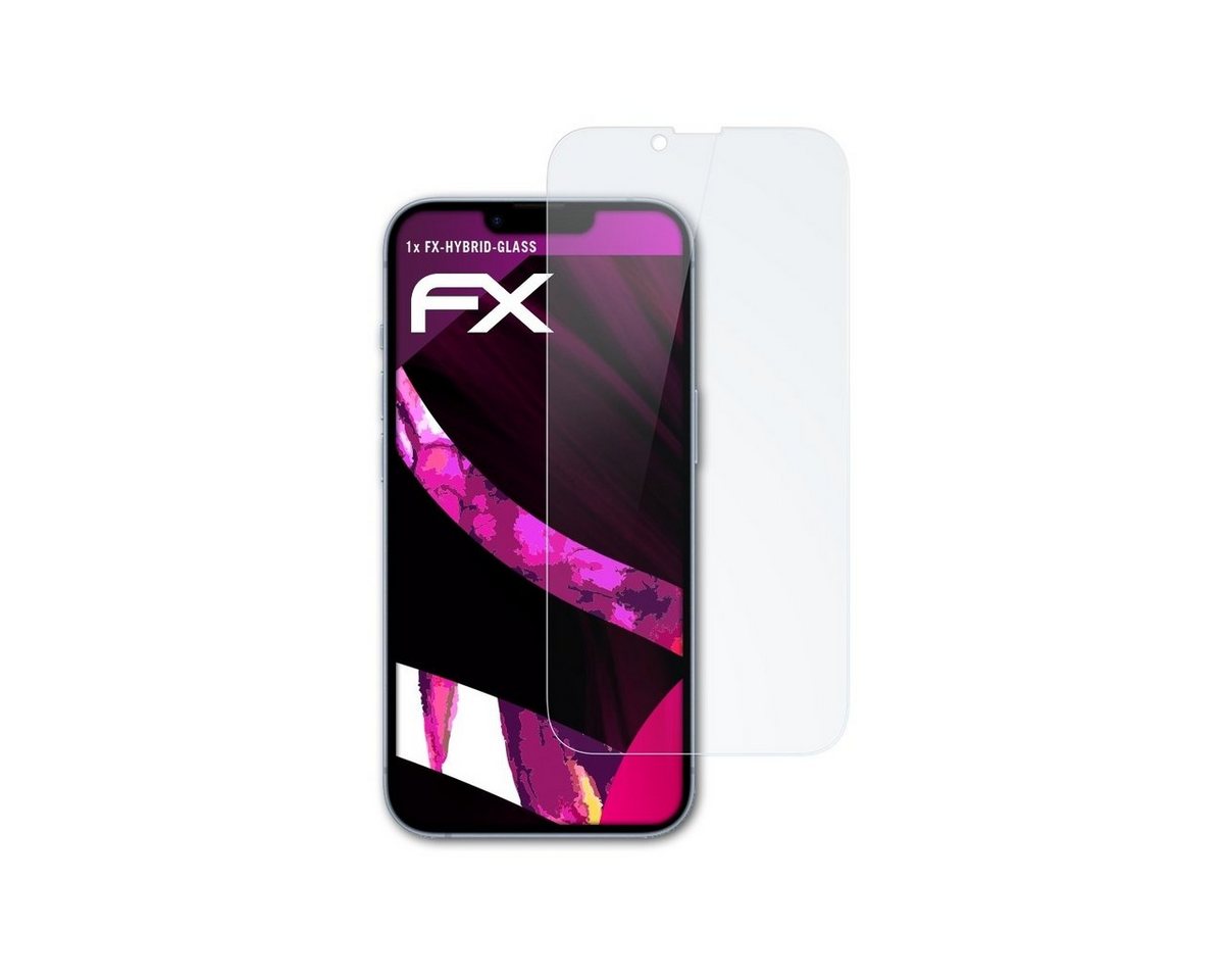 atFoliX Schutzfolie Panzerglasfolie für Apple iPhone 14 Plus, Ultradünn und superhart von atFoliX