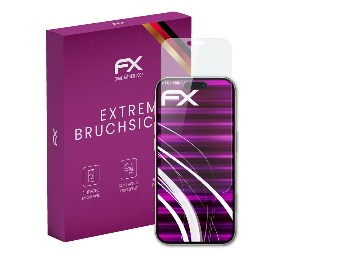 atFoliX Schutzfolie Panzerglasfolie für Apple iPhone 16 Pro Max, Ultradünn und superhart atFoliX Schutzfolie Panzerglasfolie für Apple iPhone 16 Pro Max, Ultradünn und superhart von atFoliX