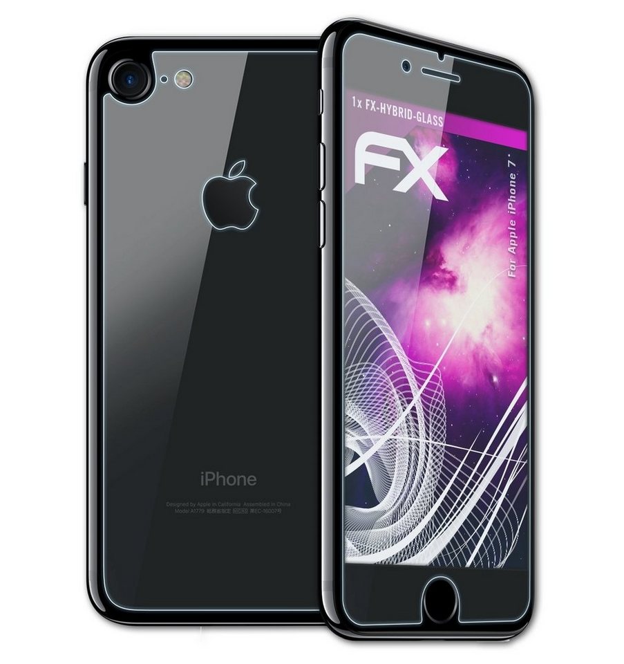 atFoliX Schutzfolie Panzerglasfolie für Apple iPhone 7, Ultradünn und superhart von atFoliX