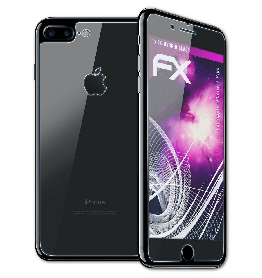 atFoliX Schutzfolie Panzerglasfolie für Apple iPhone 7 Plus, Ultradünn und superhart von atFoliX