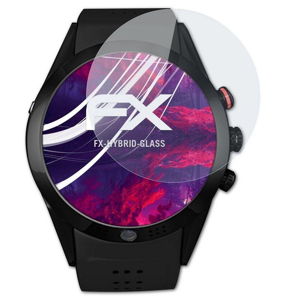 atFoliX Schutzfolie Panzerglasfolie für Arrow Smartwatch, Ultradünn und superhart von atFoliX
