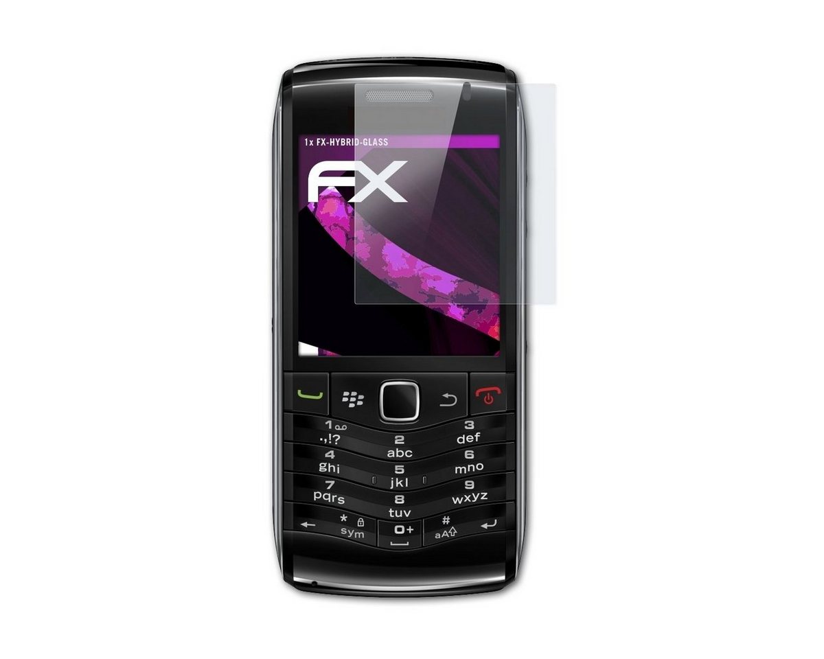 atFoliX Schutzfolie Panzerglasfolie für Blackberry Pearl 3G 9105, Ultradünn und superhart von atFoliX