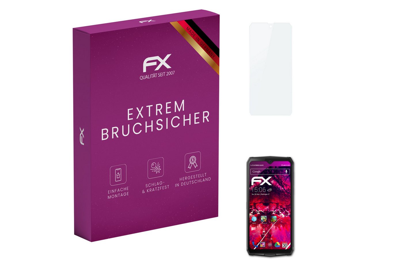 atFoliX Schutzfolie Panzerglasfolie für Blackview BV9100, Ultradünn und superhart atFoliX Schutzfolie Panzerglasfolie für Blackview BV9100, Ultradünn und superhart von atFoliX