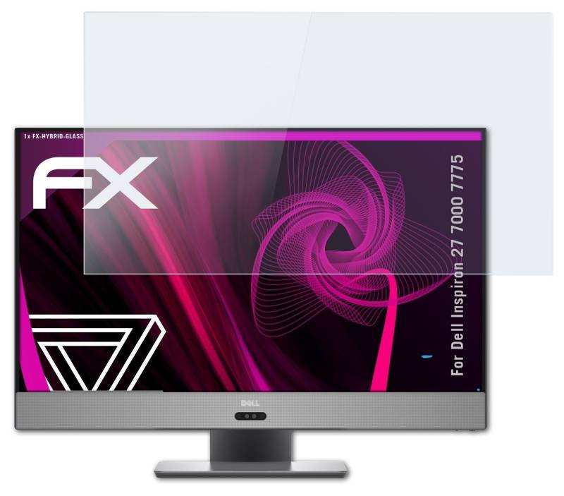 atFoliX Schutzfolie Panzerglasfolie für Dell Inspiron 27 7000 7775, Ultradünn und superhart von atFoliX