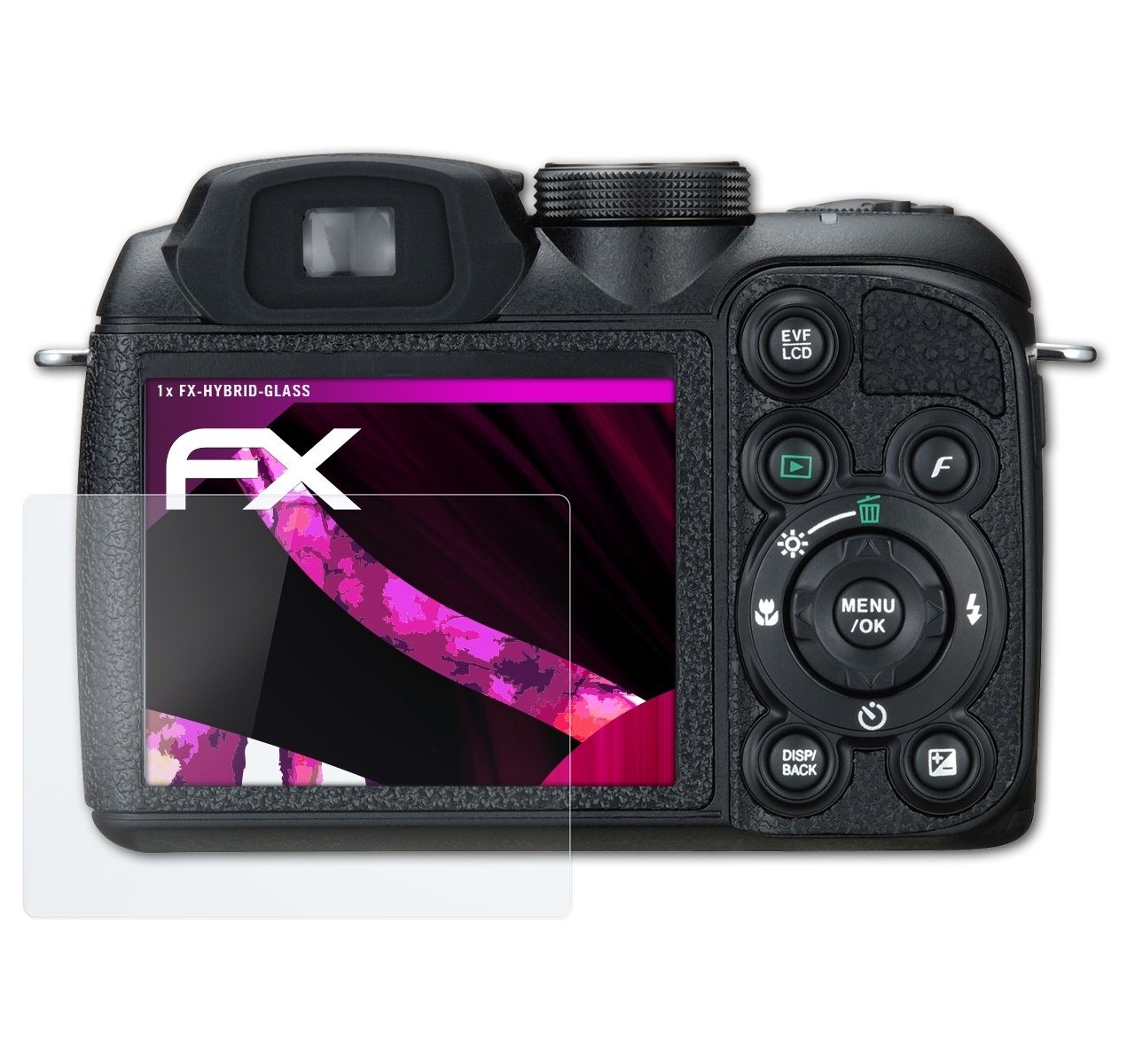 atFoliX Schutzfolie Panzerglasfolie für Fujifilm FinePix S1000FD, Ultradünn und superhart von atFoliX