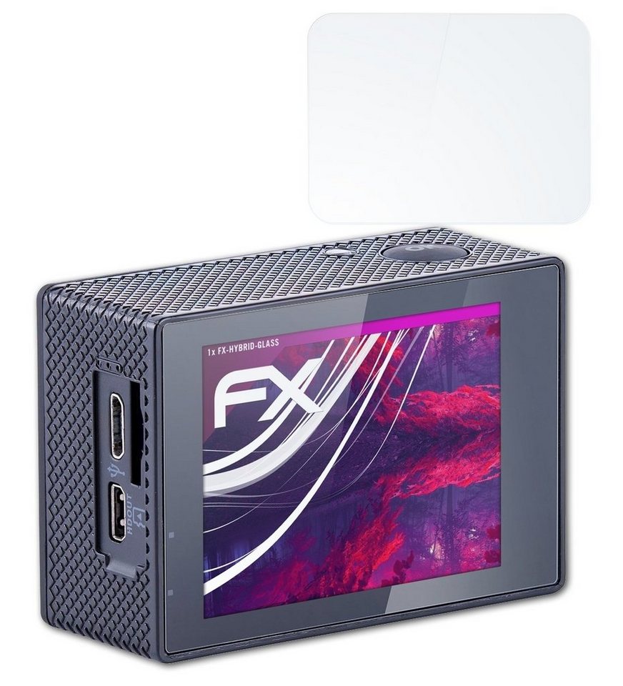 atFoliX Schutzfolie Panzerglasfolie für GoClever DVR Extreme Pro 4K +, Ultradünn und superhart von atFoliX