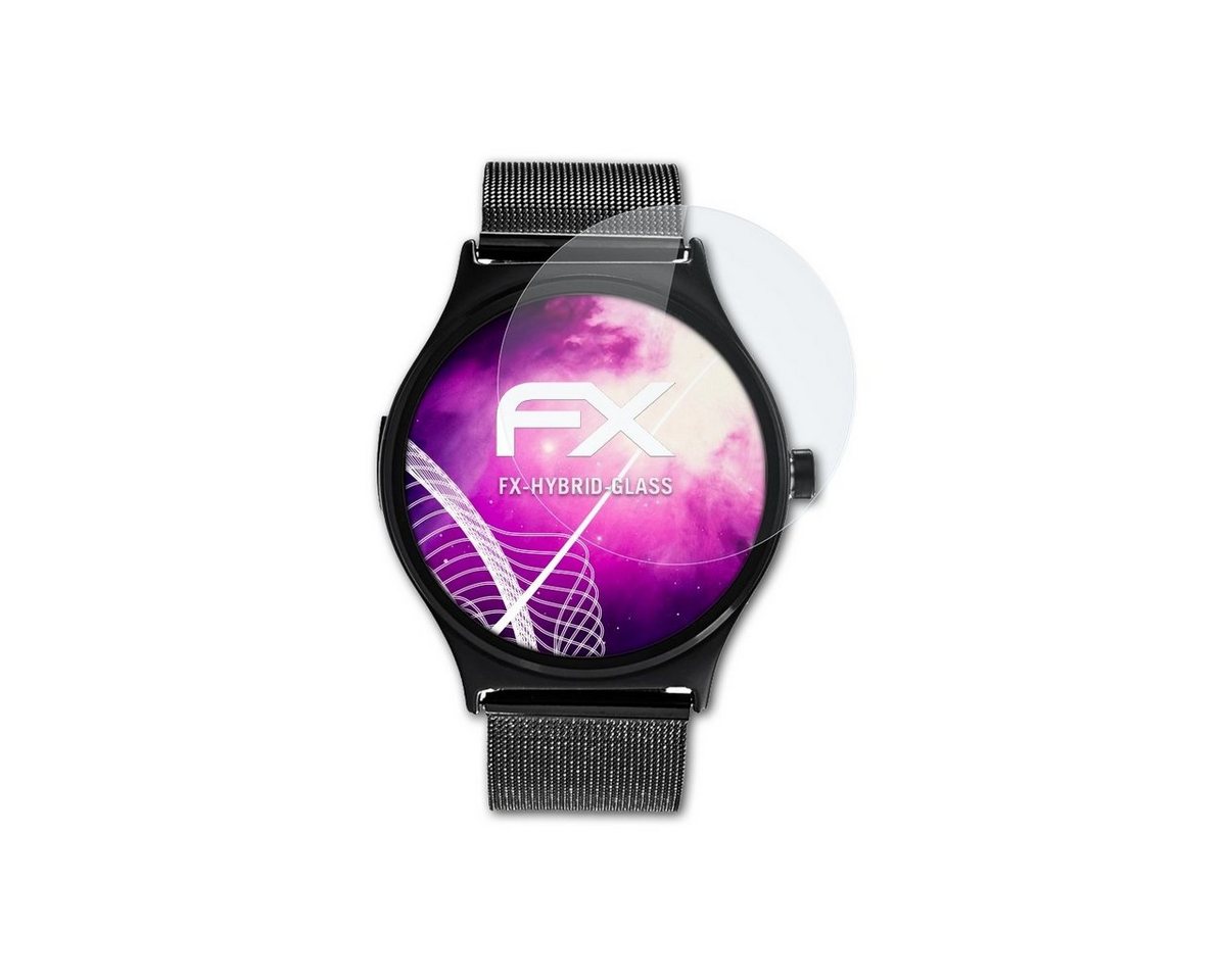 atFoliX Schutzfolie Panzerglasfolie für GoClever Fit Watch Elegance, Ultradünn und superhart von atFoliX
