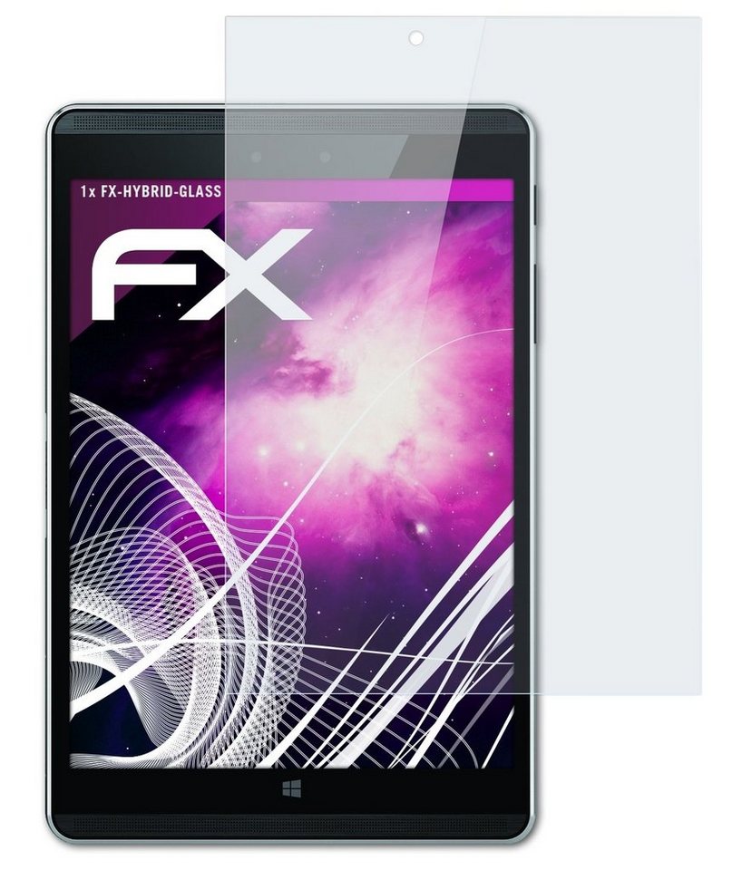 atFoliX Schutzfolie Panzerglasfolie für HP Pro Tablet 608 G1, Ultradünn und superhart von atFoliX