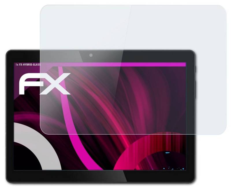 atFoliX Schutzfolie Panzerglasfolie für JAY-tech Tablet-PC XTE10D, Ultradünn und superhart von atFoliX