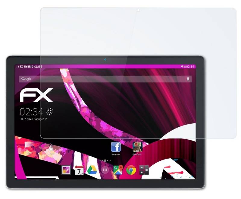 atFoliX Schutzfolie Panzerglasfolie für Keenlove Tablet 10,1, Ultradünn und superhart von atFoliX