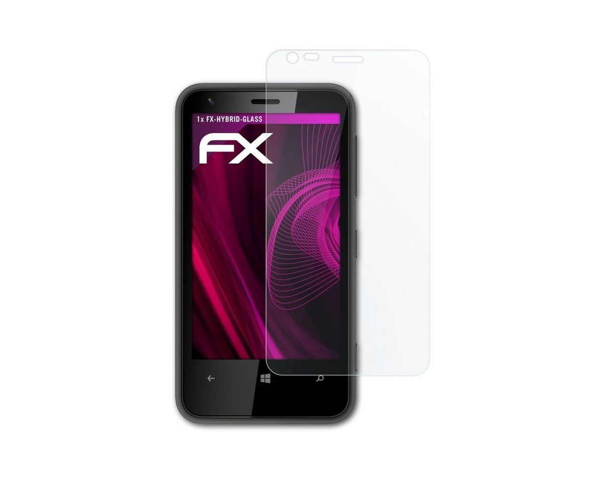 atFoliX Schutzfolie Panzerglasfolie für Nokia Lumia 620, Ultradünn und superhart von atFoliX