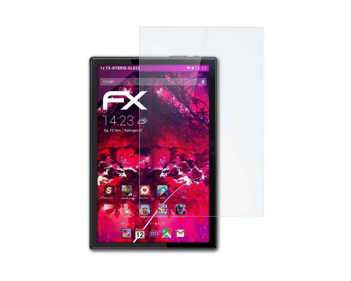 atFoliX Schutzfolie Panzerglasfolie für Notepad 102 Tablet, Ultradünn und superhart von atFoliX