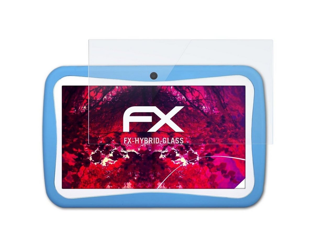 atFoliX Schutzfolie Panzerglasfolie für Padgene 7 Zoll Kinder Tablet, Ultradünn und superhart von atFoliX