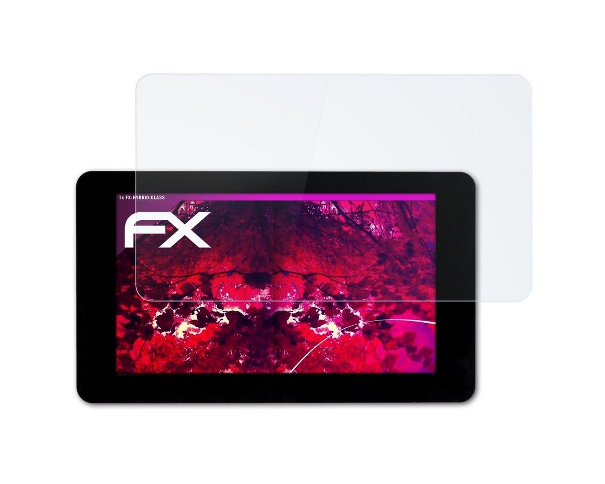 atFoliX Schutzfolie Panzerglasfolie für Raspberry Pi 7 Zoll Bildschirm, Ultradünn und superhart von atFoliX