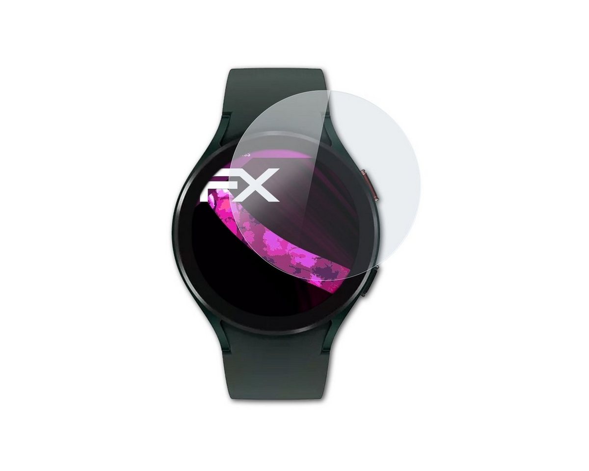 atFoliX Schutzfolie Panzerglasfolie für Samsung Galaxy Watch 4 44mm, Ultradünn und superhart von atFoliX