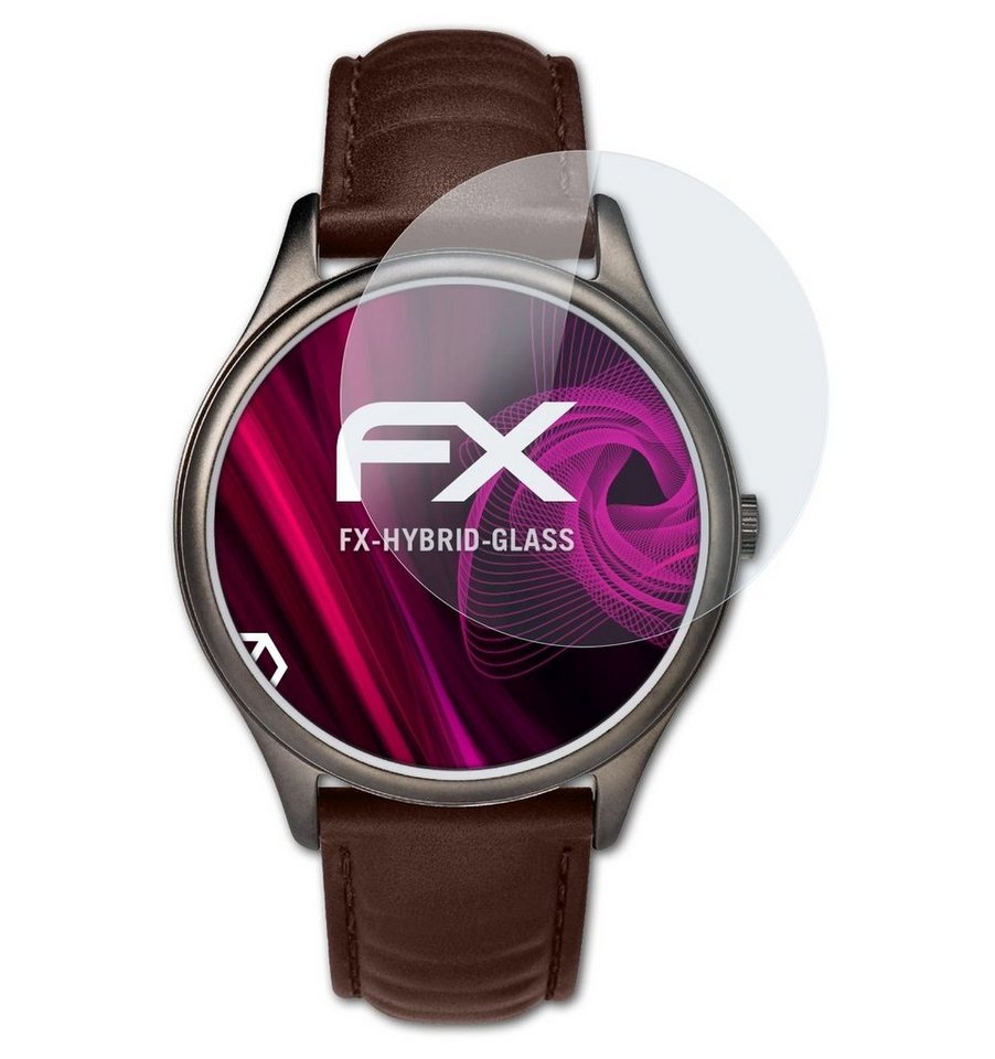 atFoliX Schutzfolie Panzerglasfolie für Timex IQ+ Move, Ultradünn und superhart von atFoliX